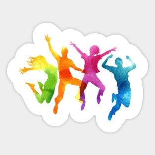 Watercolor Dance Sticker